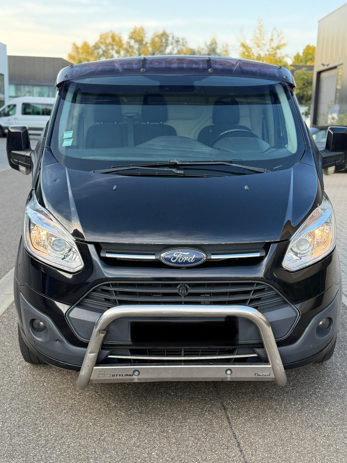 FORD CUSTOM 2.0cdti AUTOMATIC 118.000km, Auto's, Automaat, Stof, Euro 6, Zwart