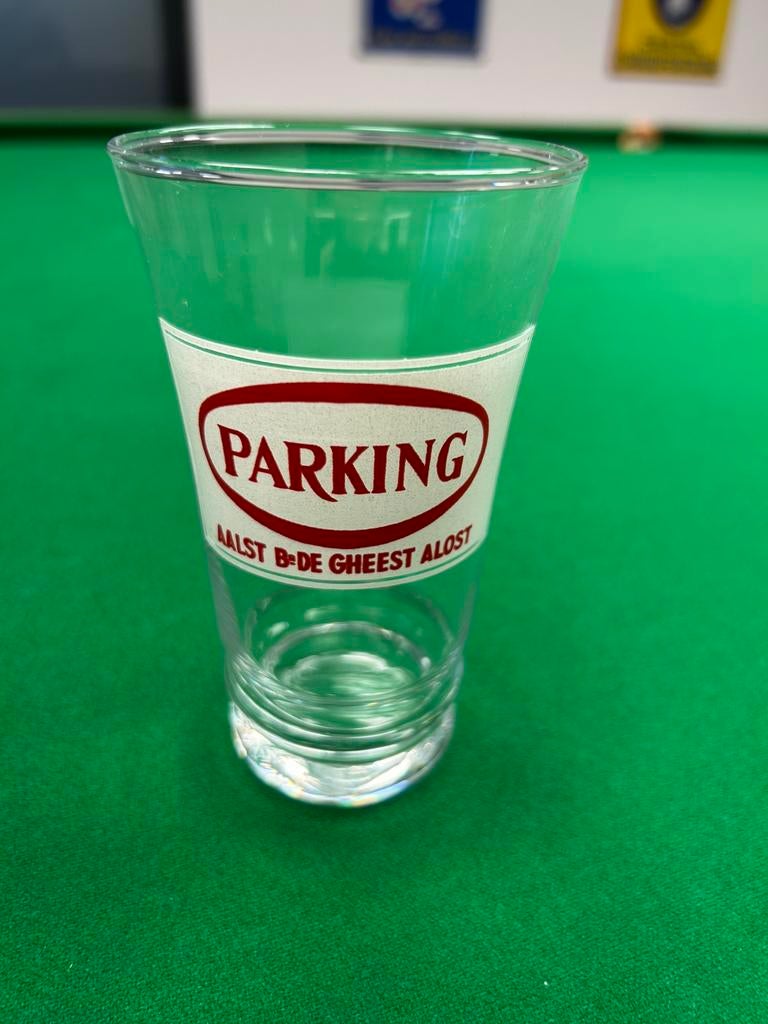 Brouwerij de gheest aalst parking, Enlèvement, Utilisé, Verres et Verres à shot