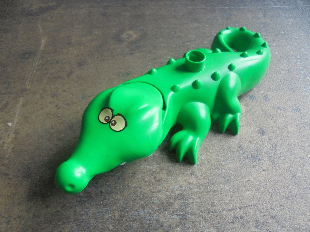 Lego Duplo Animal Alligator with Movable Mouth (zie foto's), Enlèvement ou Envoi, Utilisé, Briques en vrac, Duplo