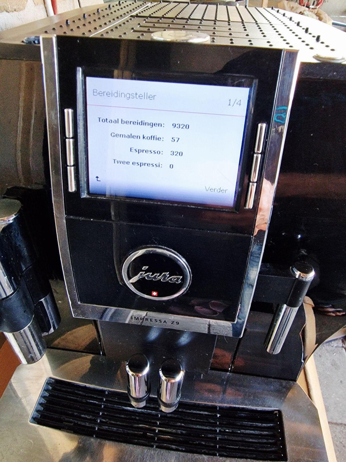 JURA Z9 IMPRESSA, Ophalen, Koffiemachine