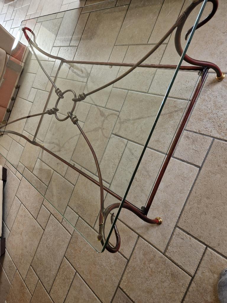 Table de salon, 100 à 150 cm, Voir photos, Verre, Enlèvement
