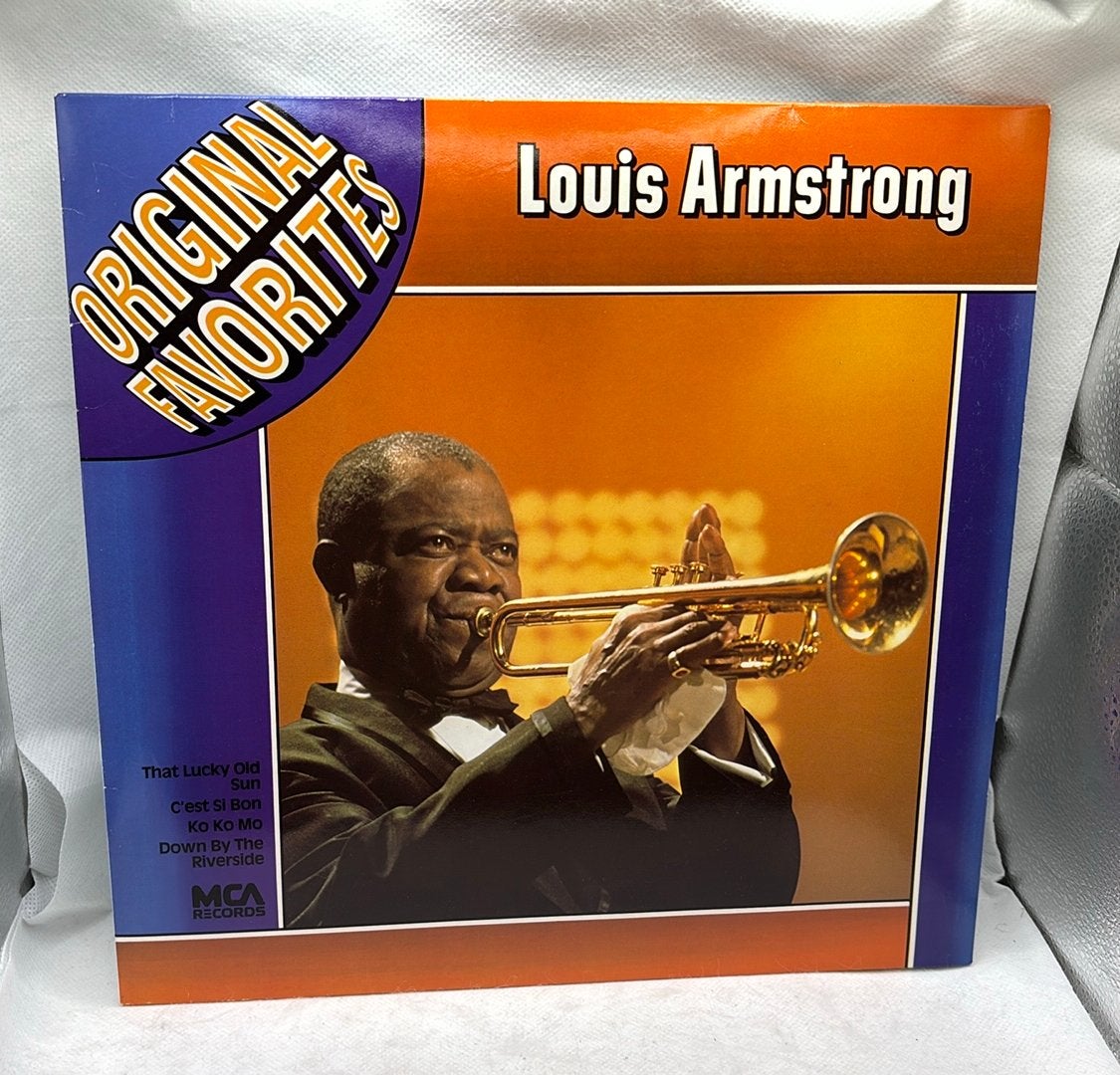 Louis Armstrong — Originele favorieten — Vinyl — MCA Records, Ophalen of Verzenden, Gebruikt, Blues, LP