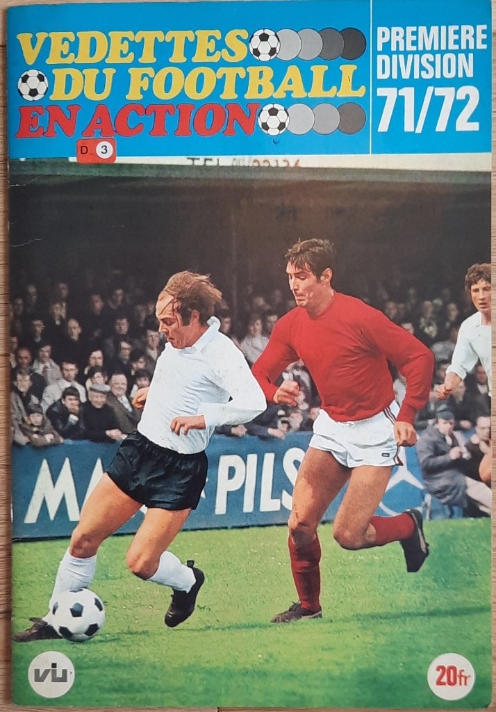 Album Football en action 71/72 (édition Vanderhout), Enlèvement ou Envoi, Utilisé, Plusieurs autocollants