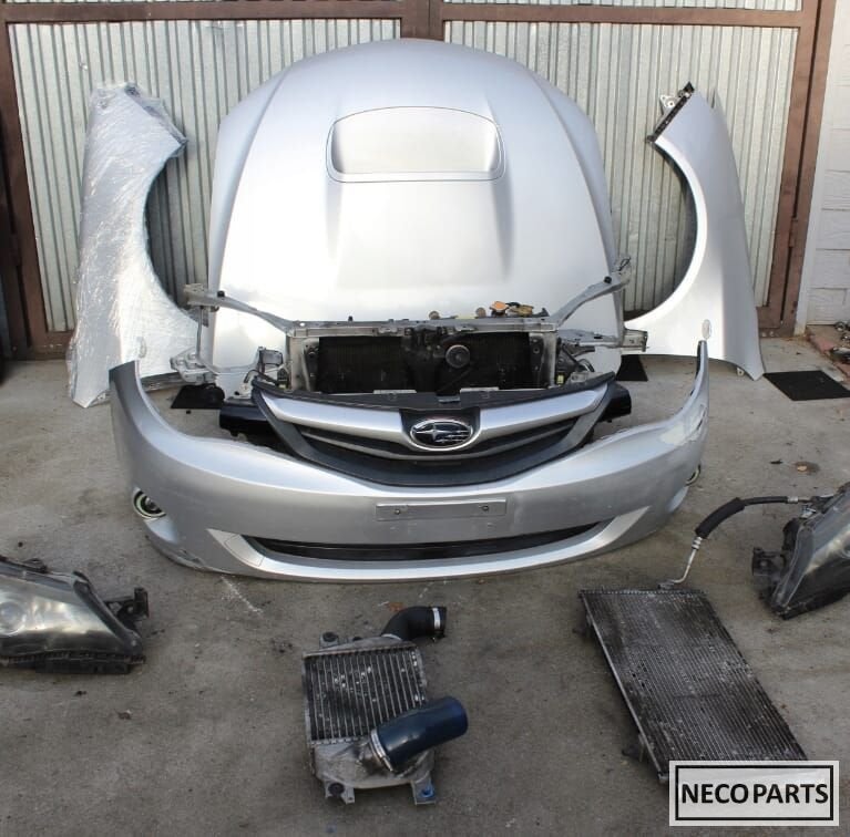 SUBARU IMPREZA VOORKOP COMPLEET BUMPER KOPLAMP KOMLAMPEN, Auto-onderdelen, Carrosserie, Bumper, Subaru, Gebruikt, Ophalen of Verzenden