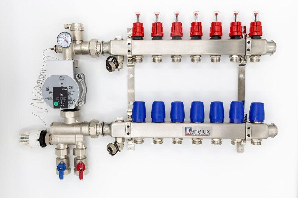 verwarming woning – vloerverwarming + radiatoren + Vaillant, Bricolage & Construction, Chauffage & Radiateurs, Enlèvement ou Envoi
