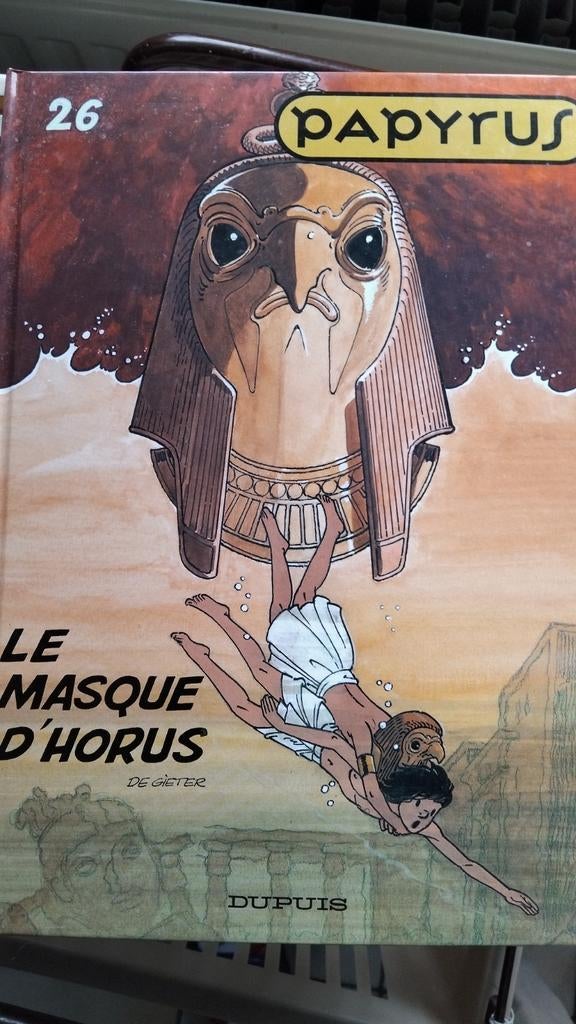 Bd 26 Papyrus het masker van Horus, Eén stripboek, Ophalen of Verzenden, Gelezen
