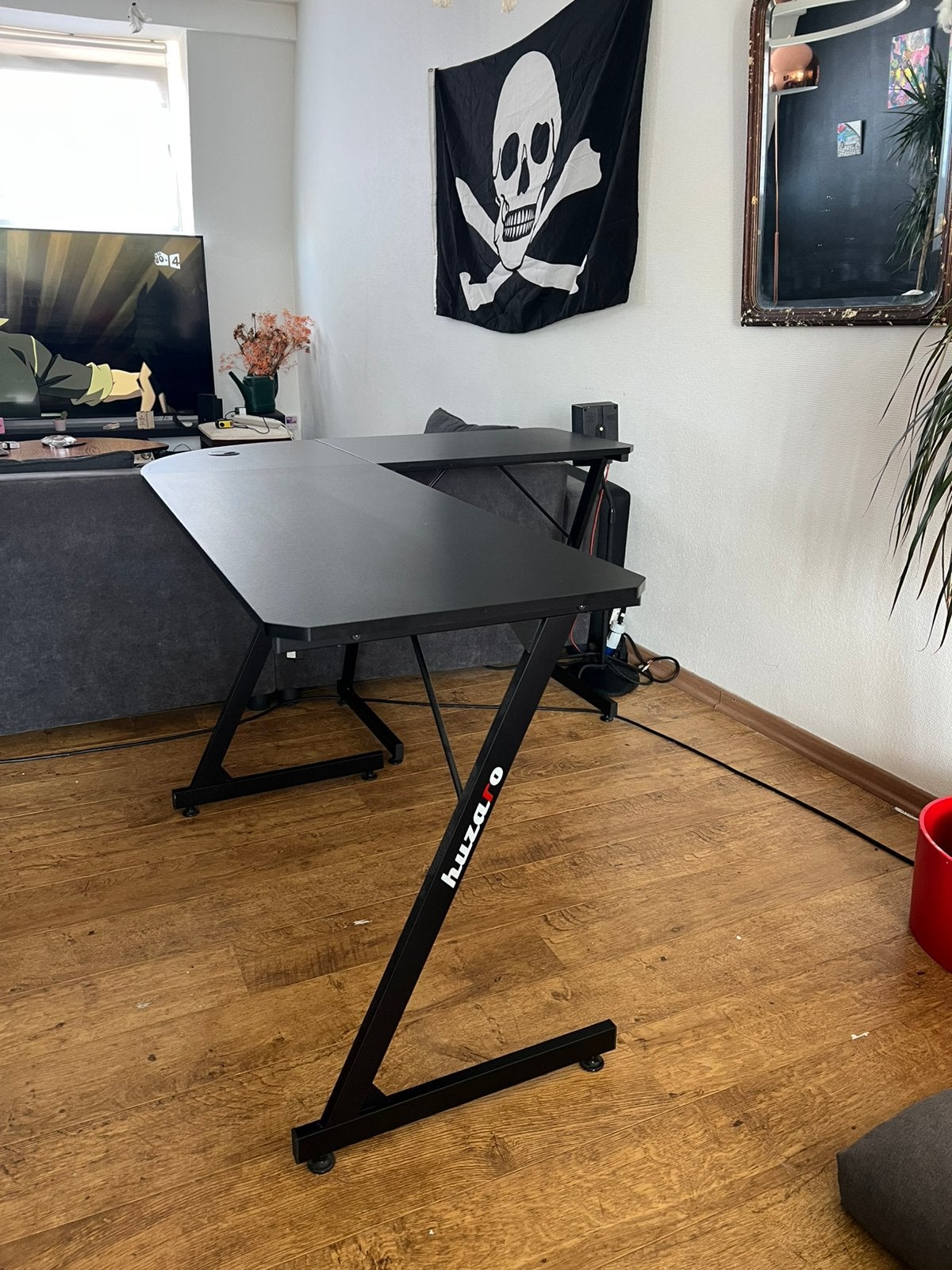 BUREAU HUZARO, Maison & Meubles, Enlèvement, Comme neuf, Noir, Bureau gaming