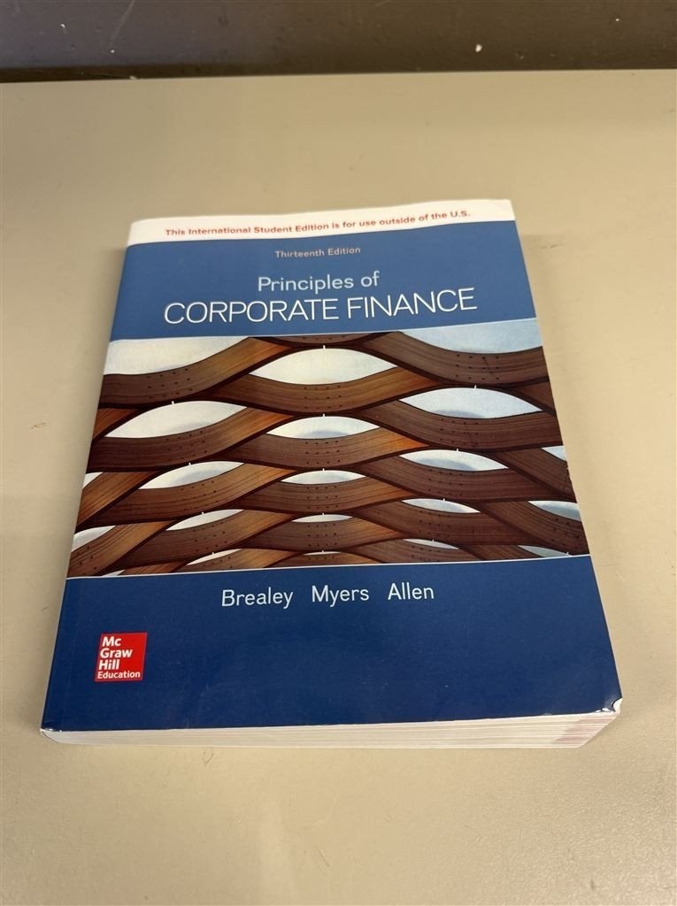 Principals of Corporate Finance 13th Edition by Brealey Myer, Boeken, Economie, Management en Marketing, Ophalen of Verzenden
