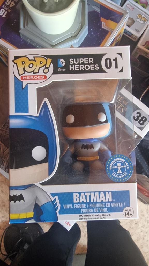 Funko Pop Super Heroes 01 Batman Blauw, Verzamelen, Ophalen of Verzenden
