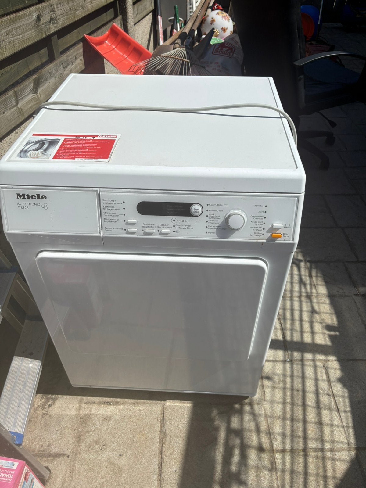 Miele droogkast te koop, Ophalen, Zo goed als nieuw