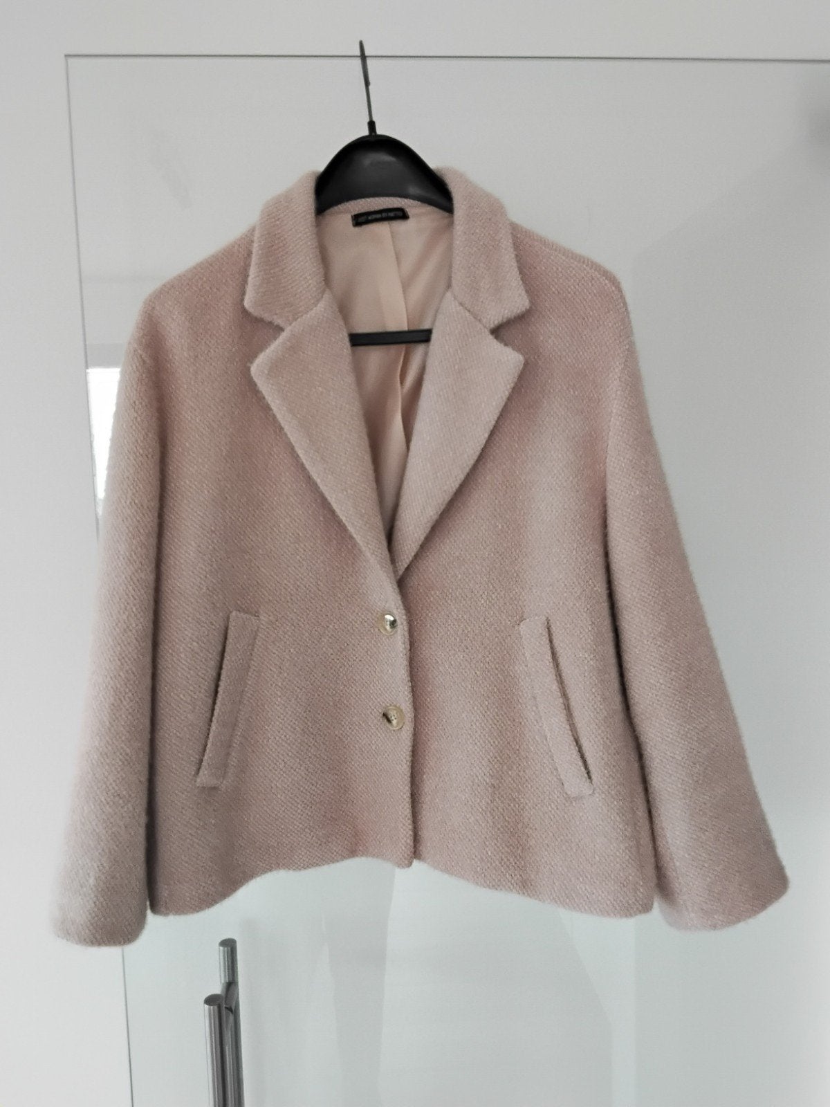 Jas beige, just woman italy, taille unique,, Ophalen of Verzenden, Maat 42/44 (L), Beige