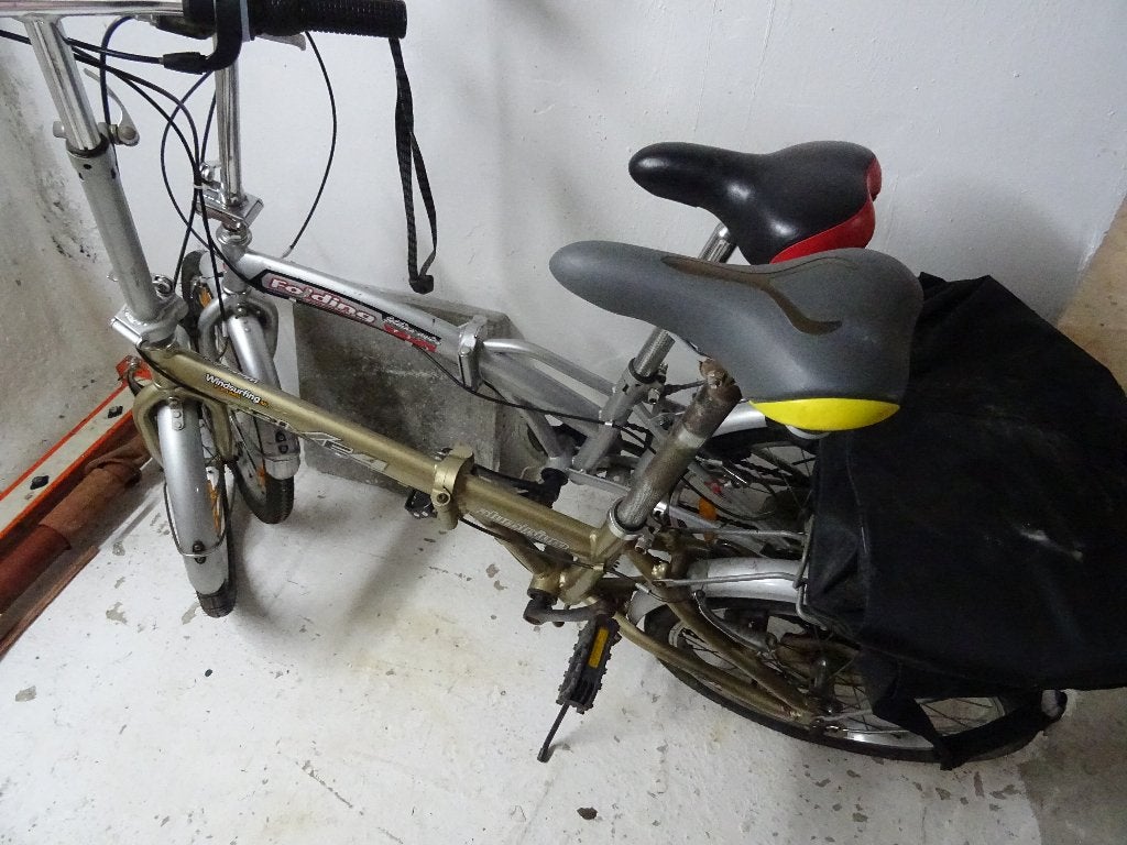plooifietsen, Ophalen, Gebruikt, Versnellingen