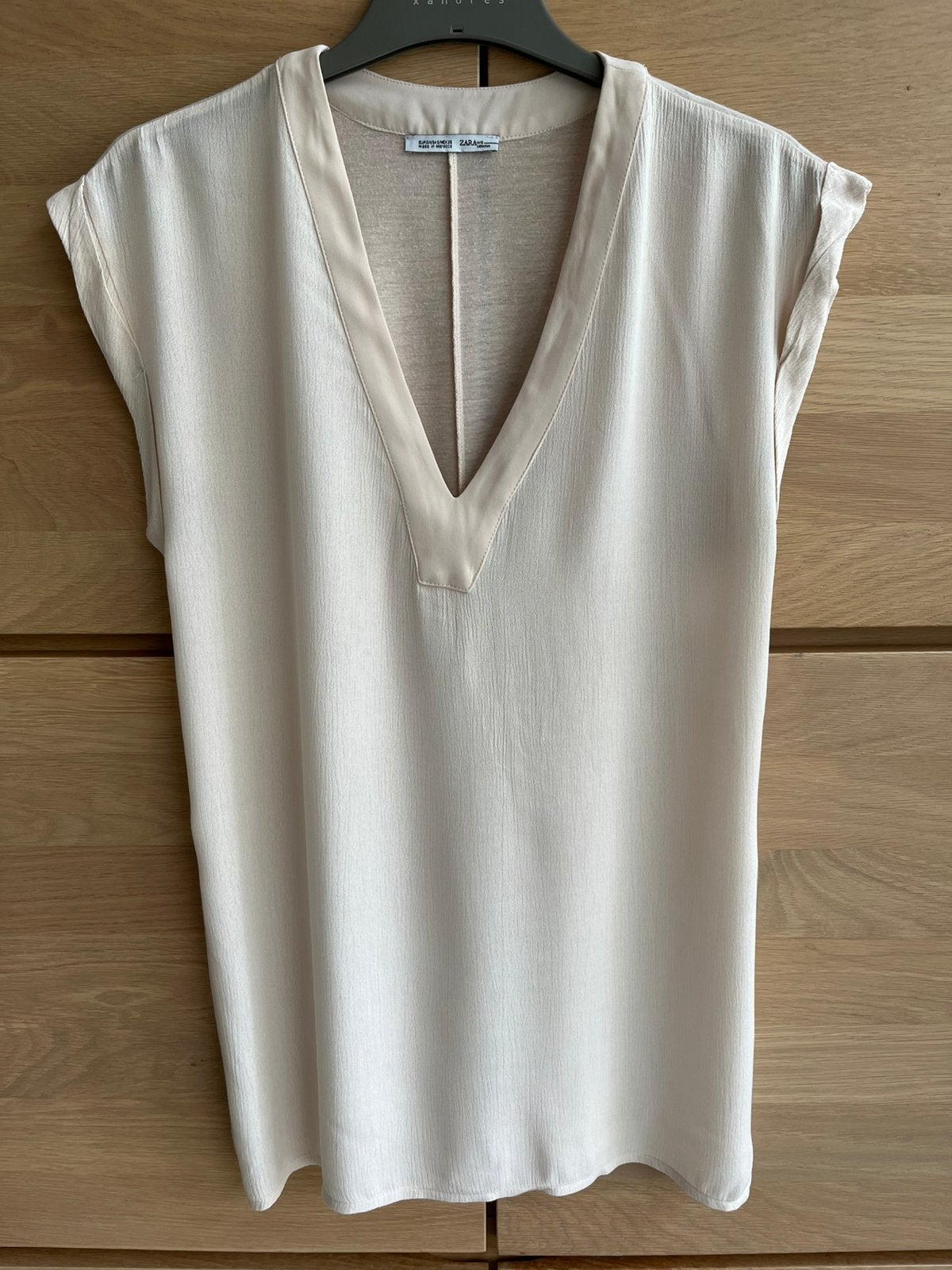 Lange top ZARA collection, Ophalen of Verzenden, Zo goed als nieuw, Roze, Zonder mouw