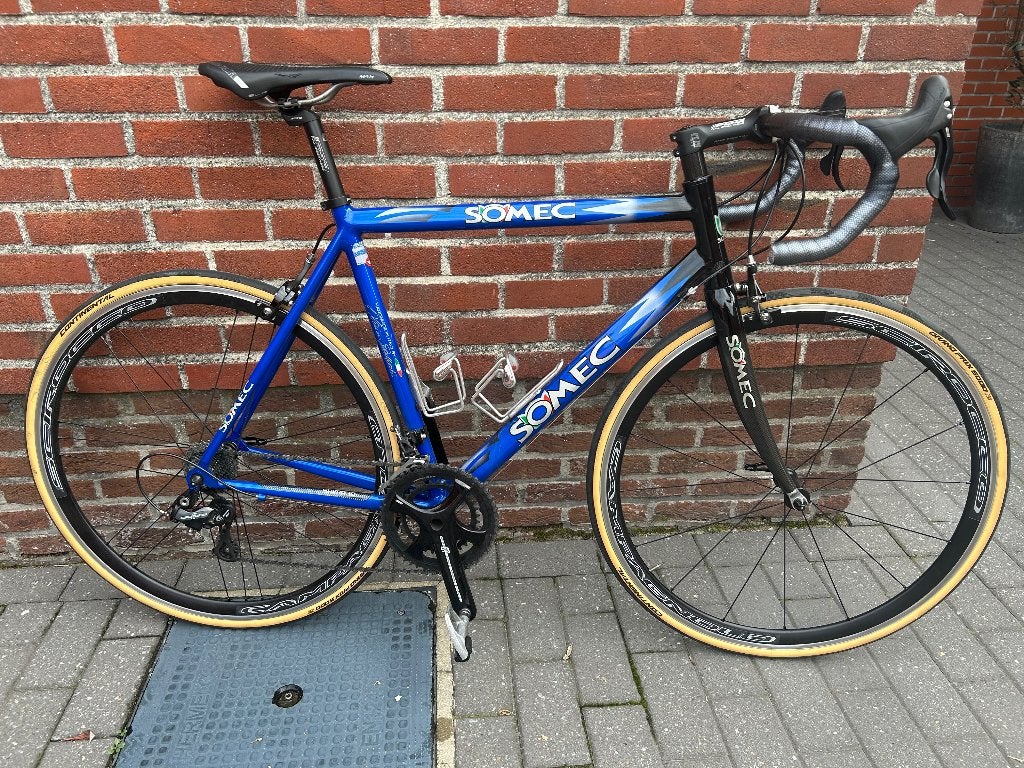 Somec koersfiets, Fietsen en Brommers, Velgrem, Zo goed als nieuw, Meer dan 20 versnellingen, 53 tot 57 cm