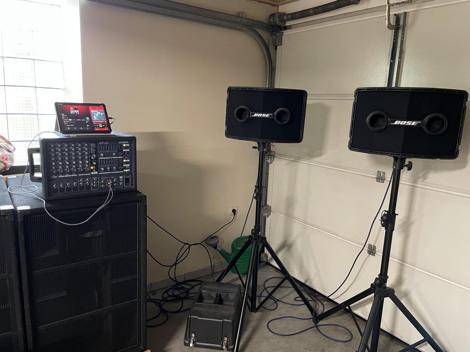 Professionele Bose 802 speakerset met Yamaha versterker, Ophalen, Zo goed als nieuw, Speakerset, Bose