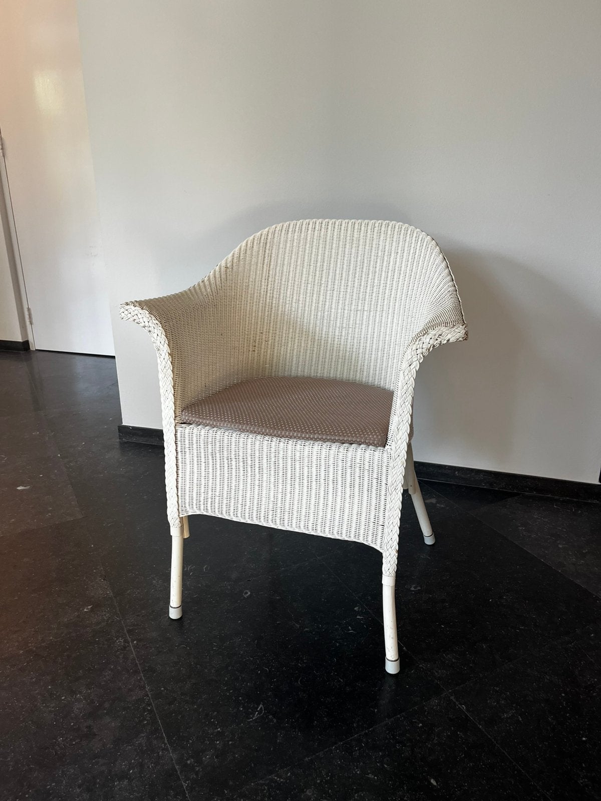 Accente Original Loom Stoeljes - Wit Rotan (5 stuks, Maison & Meubles, Osier ou Rotin, Enlèvement, Blanc, Cinq, Six Chaises ou plus