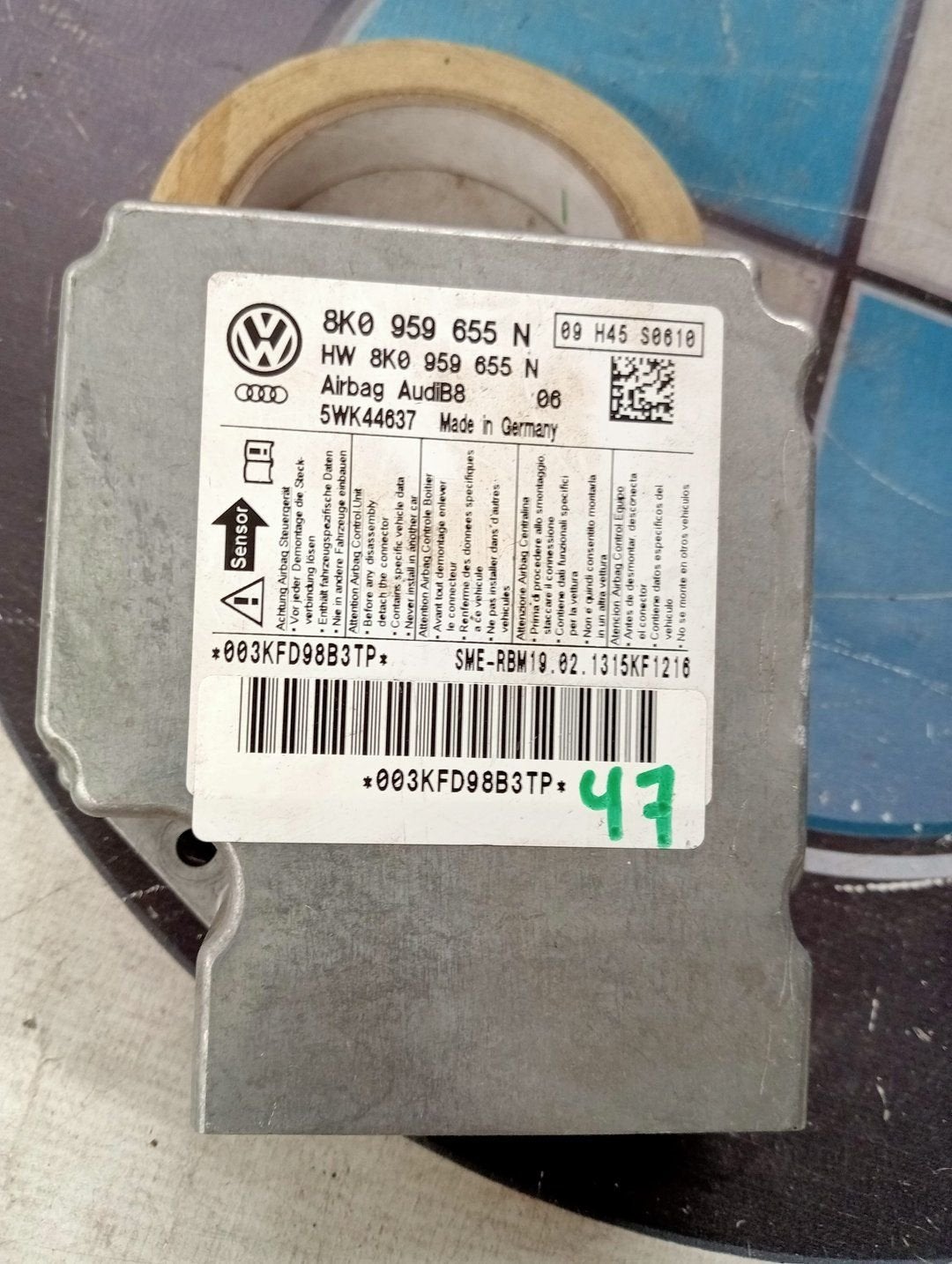 Airbag regelapparaat VW Caddy 2K 6Q0909605AH, Volkswagen, -, Utilisé, -