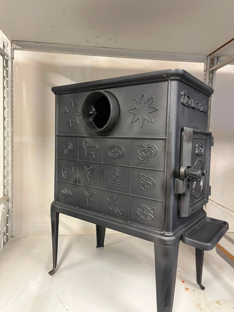 Dovre, houtkachel, Ophalen, Nieuw, Houtkachel