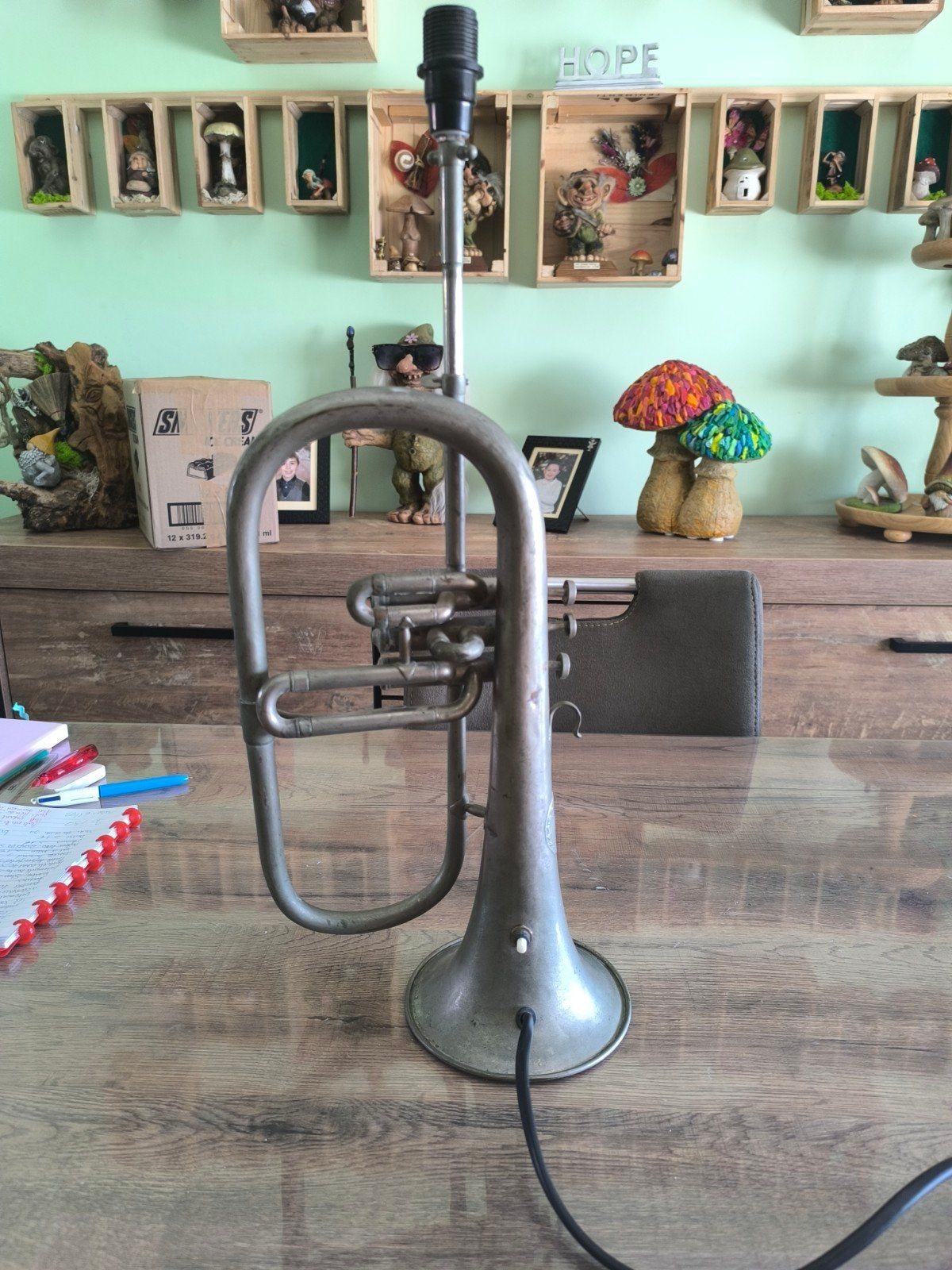 Oude trompet voor munten, Muziek en Instrumenten, Ophalen of Verzenden