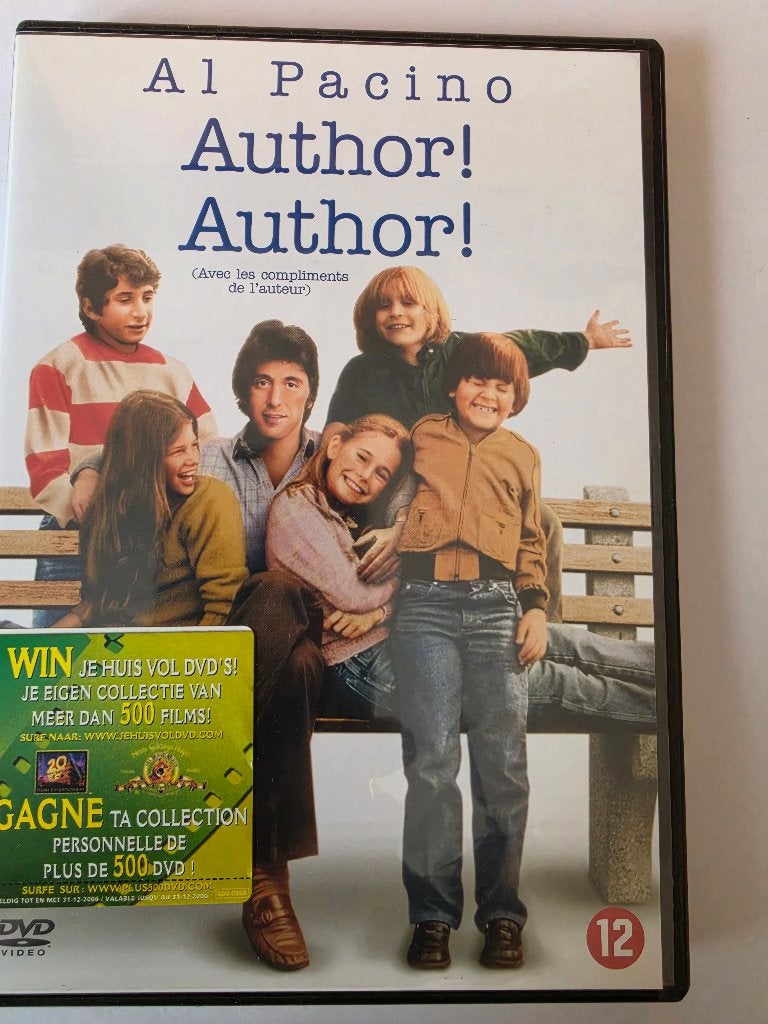 Author! Author! DVD - Al Pacino, Cd's en Dvd's, Dvd's | Komedie, Romantische komedie, Ophalen of Verzenden, Zo goed als nieuw
