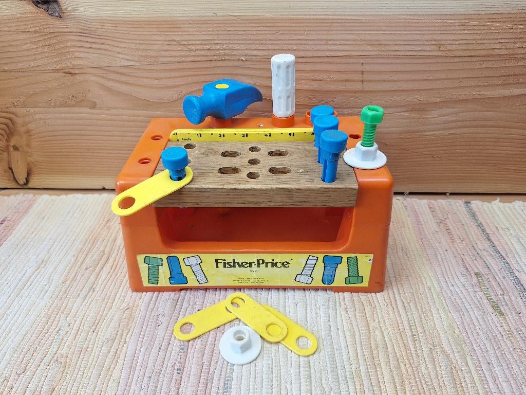 Vintage Fisher price werkbank, Ophalen of Verzenden, Gebruikt