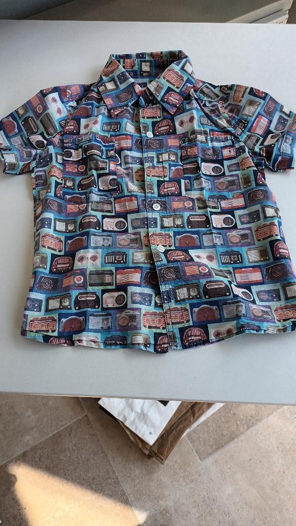 Hemdje - Overhemdje - Maat 98, Kinderen en Baby's, Kinderkleding | Maat 98, Gebruikt, Jongen, Overhemd of Blouse, Ophalen of Verzenden