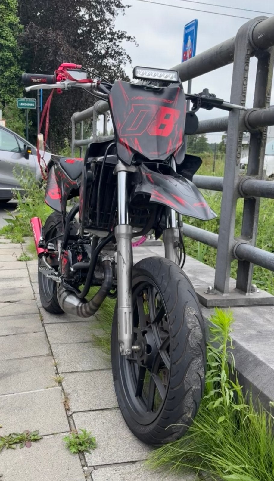 88cc sherco sm-r most, Fietsen en Brommers, 6 versnellingen, Zo goed als nieuw, 88 cc, Ophalen