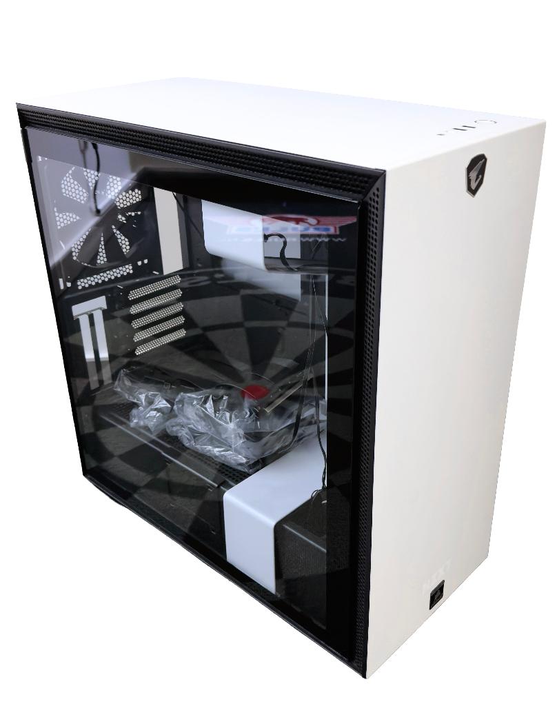 NZXT H710 premium gaming PC behuizing wit, Ophalen, Gebruikt, NZXT, MSI, Gigabyte, Corsair, Cooler Master, Gaming