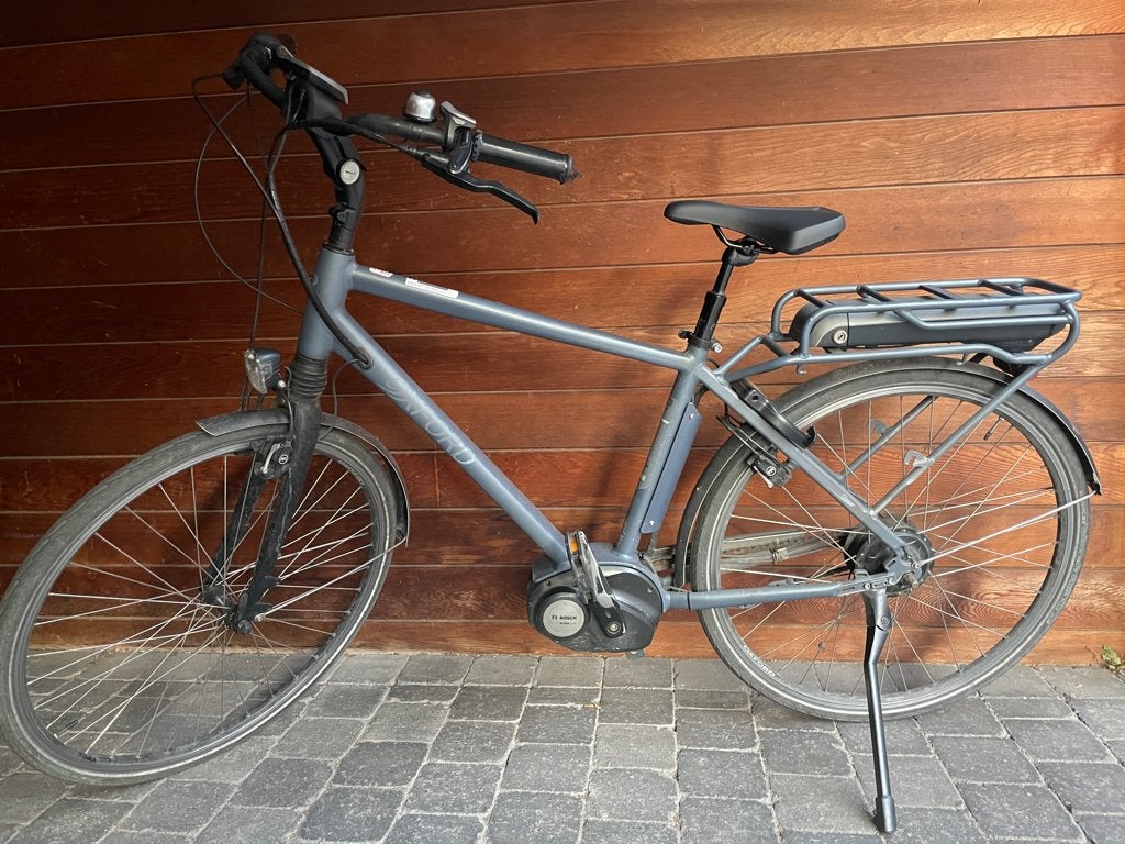 elektrische herenfiets OXFORD met 2 batterijen, 55 tot 59 cm, Ophalen, Zo goed als nieuw, 50 km per accu of meer