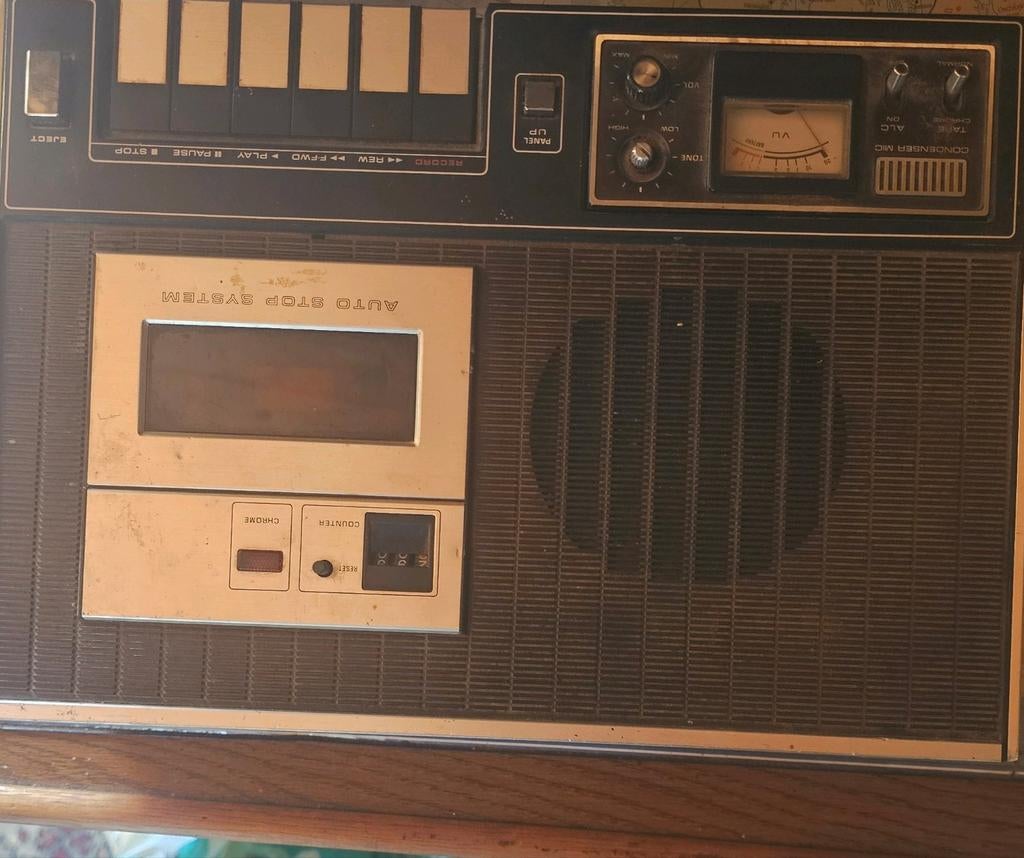 Magnétophone vintage Sanyo M2505Z (Japon, années 1970), Enlèvement