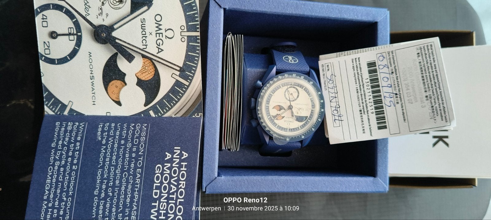 Omega x Swatch MoonSwatch Moonphase Full Set Neuve, Handtassen en Accessoires, Horloges | Kinderen