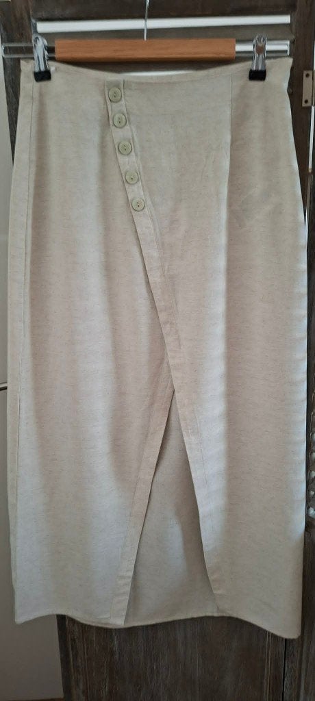 Jupe longue T38 Couleur beige ( neuve), Neuf, Taille 38/40 (M), Beige, Enlèvement
