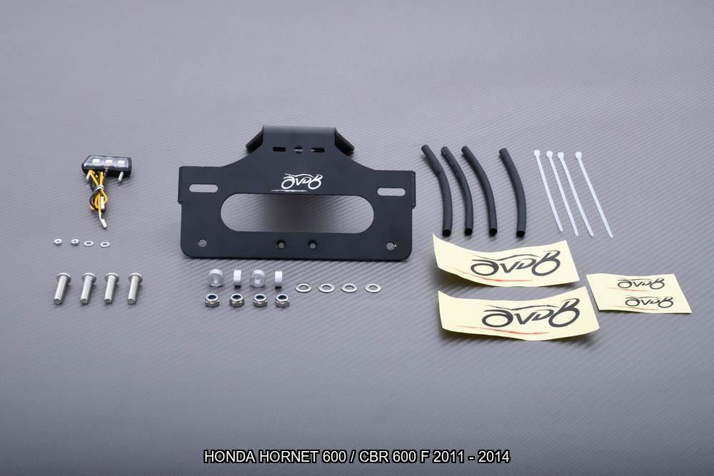 Support de plaque Court HONDA HORNET 600 CBR 600F 2011 2014