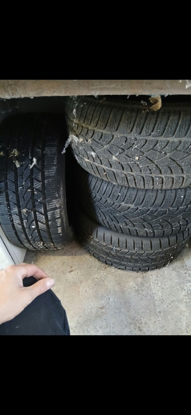 Winterbanden voor mercedes, Ophalen, Gebruikt