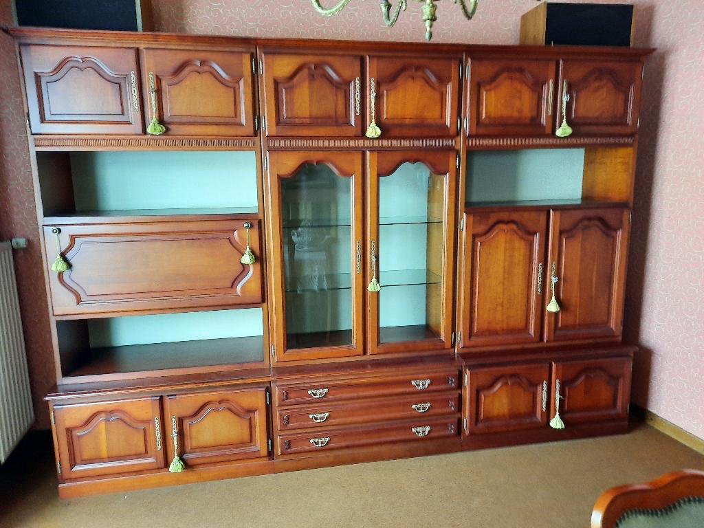 Eetkamer in kerselaar, Huis en Inrichting, Complete eetkamers, Ophalen, Gebruikt, Klassiek, 4 tot 6 stoelen