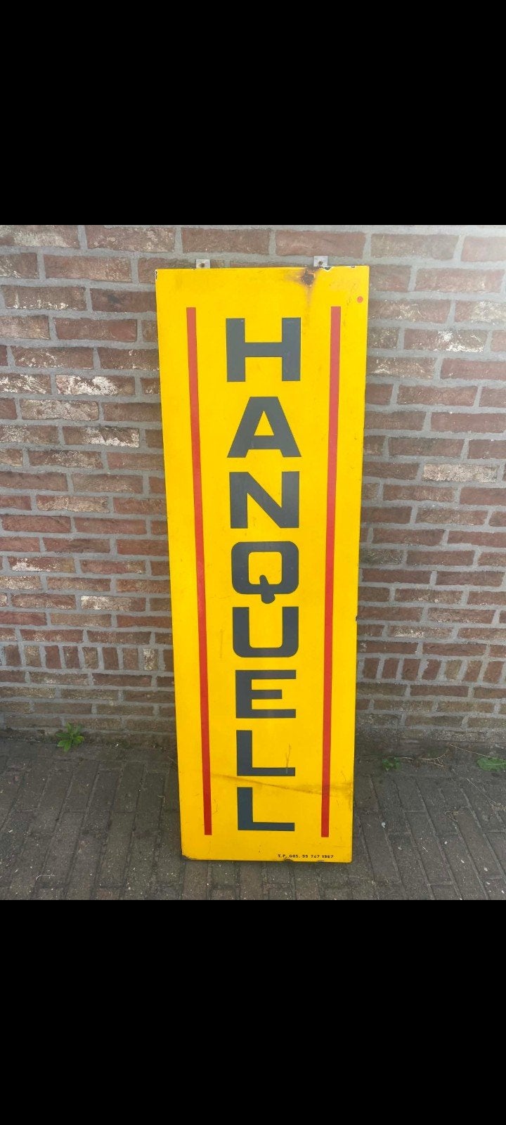 Hanquell emaillebord, Ophalen of Verzenden