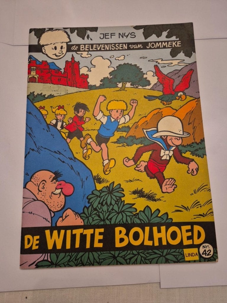 Jommeke nr. 42 – De Witte Bolhoed, Une BD, Envoi, Utilisé
