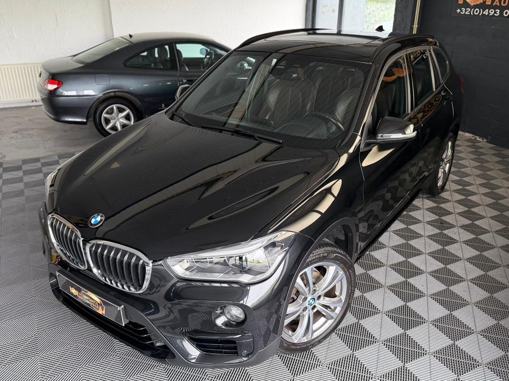 BMW X1 2.0das xDrive18 1e eigenaar Garantie 12 maanden, Auto's, BMW, 1995 cc, 4 cilinders, Zwart, Leder