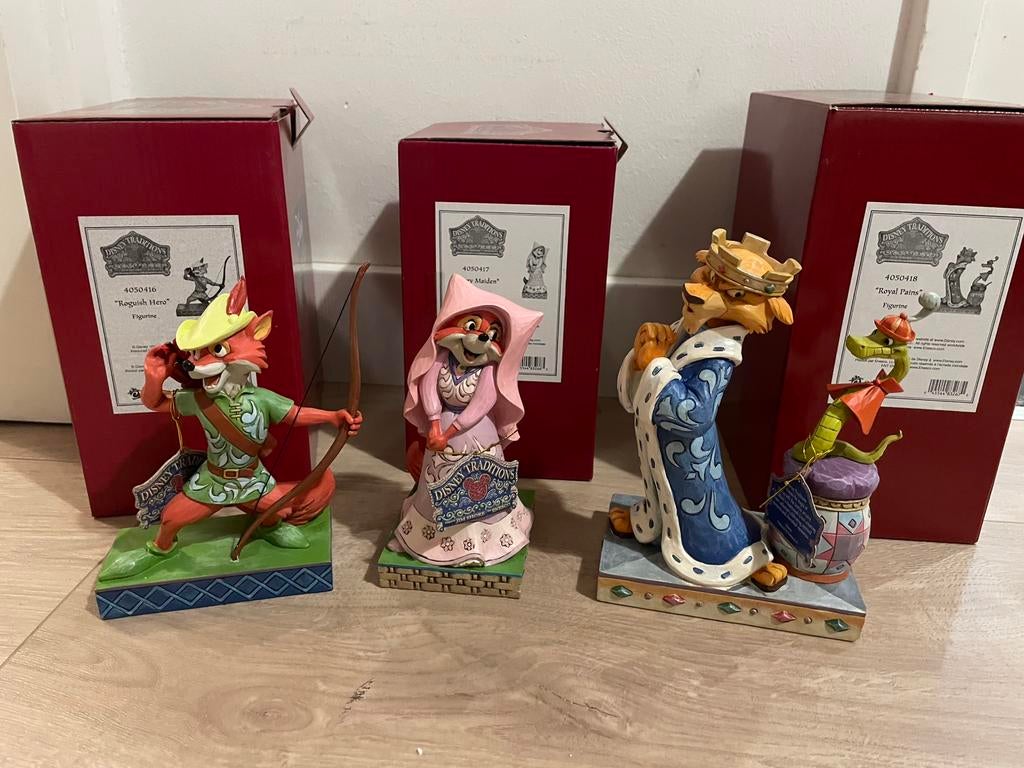 Disney traditions jim shore Robin Hood, Marian, Prince John, Enlèvement ou Envoi, Comme neuf