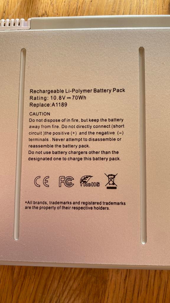 Battery voor macbook pro 17” 2009. Ongebruikt, Computers en Software, Apple Macbooks, Ophalen, Nieuw, 17 inch, MacBook Pro