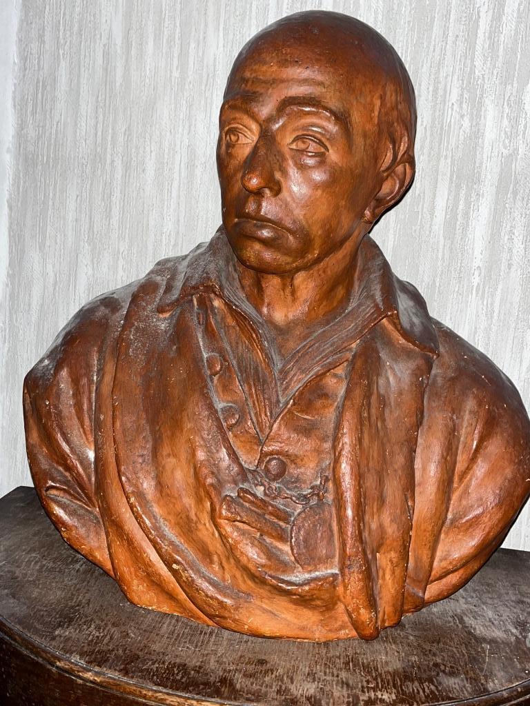 1824 Gilles-Lambert GODECHARLE, buste van Laurent DELVAUX, Antiek en Kunst, Ophalen