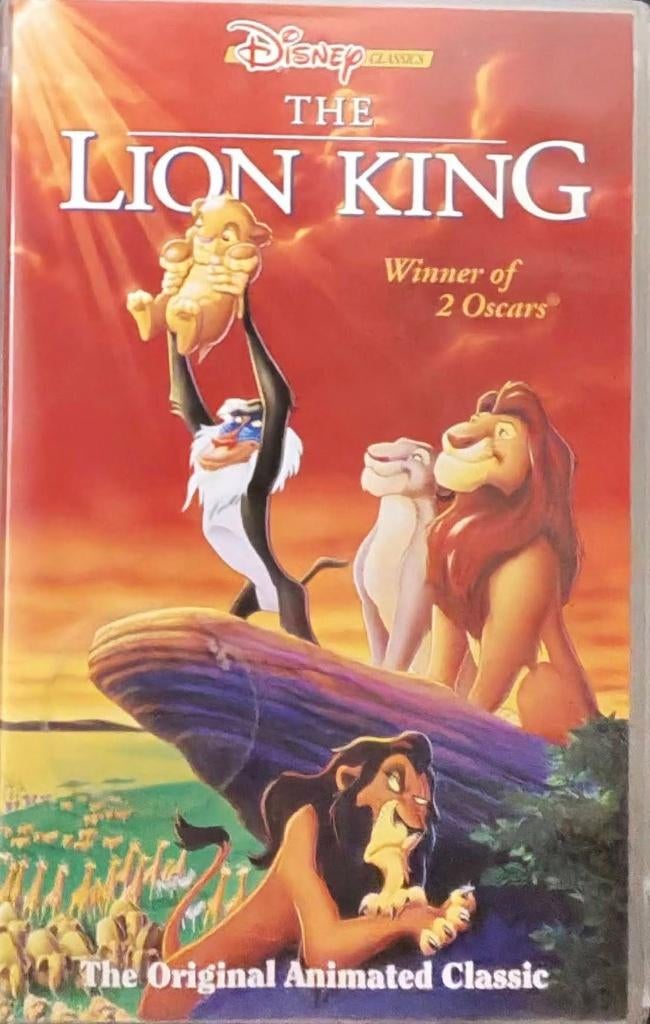 Le Roi Lion VHS, Enlèvement ou Envoi, Dessin animé, Tous les âges, Comme neuf