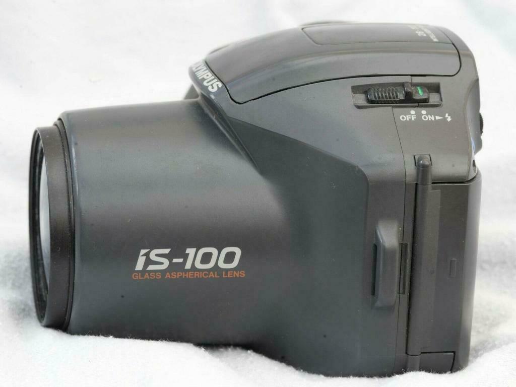OLYMPUS IS100-camera, Spiegelreflex, Ophalen of Verzenden, Zo goed als nieuw, Olympus