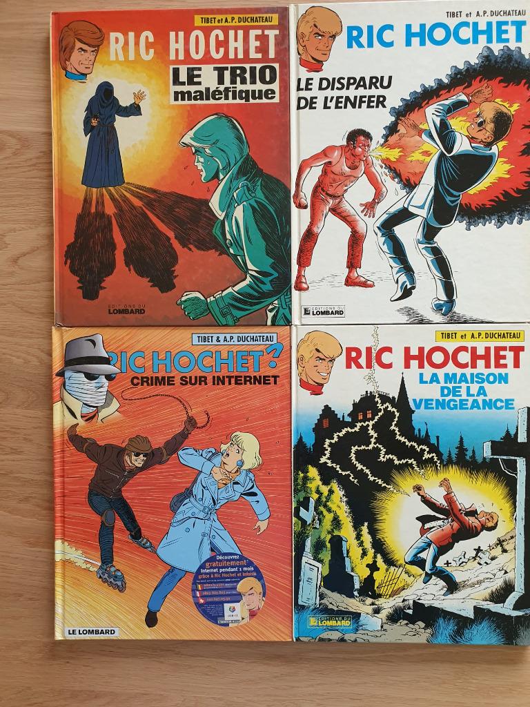 lot de 4 Ric Hochet - très bon état, Enlèvement ou Envoi