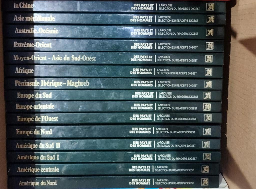 15x Encyclopedie Larousse - Des Pays et des Hommes, Enlèvement ou Envoi, Comme neuf