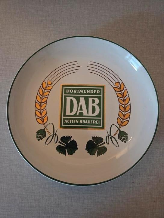 Vintage wandbord DAB., Verzamelen, Ophalen of Verzenden, Nieuw, Reclamebord, Plaat of Schild