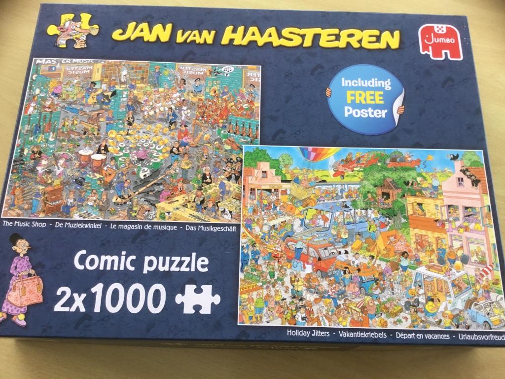 Van haasteren, Ophalen, 500 t/m 1500 stukjes, Zo goed als nieuw, Legpuzzel