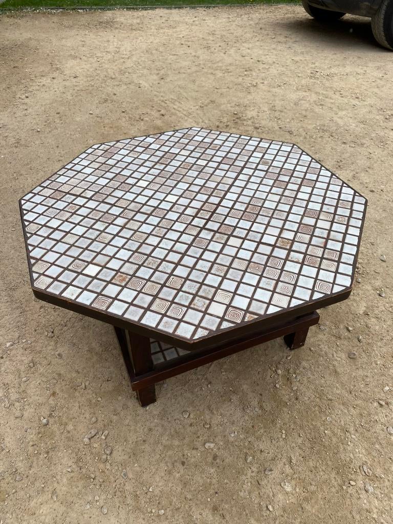 Retro vintage bijzet tafel, Antiek en Kunst, Ophalen