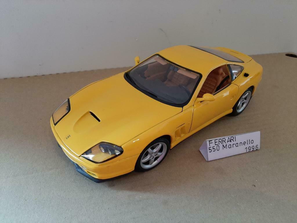 Ferrari 550 Maranello 1996 Maisto zonder doos, Ophalen of Verzenden, Zo goed als nieuw