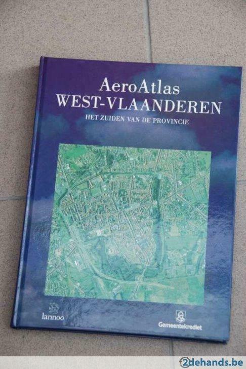 AeroAtlas west-vlaanderen luchtfoto's luchtfotoboek, Boeken, Atlassen en Landkaarten, Nieuw